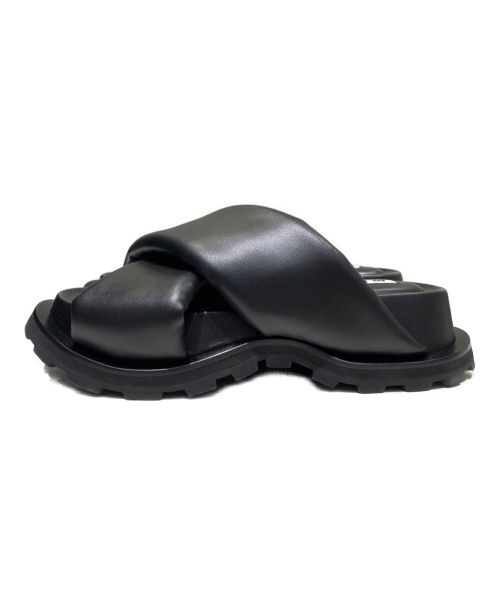 JIL SANDER（ジルサンダー）JIL SANDER (ジルサンダー) Padded Slides ブラック サイズ:36の古着・服飾アイテム