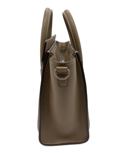 CELINE（セリーヌ）CELINE (セリーヌ) ラゲージ ナノショッパー グレージュの古着・服飾アイテム