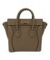CELINE (セリーヌ) ラゲージ ナノショッパー グレージュ：198000円