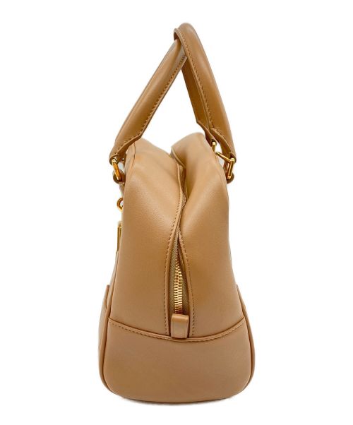 LOEWE（ロエベ）LOEWE (ロエベ) アマソナ19 スクエアバッグ ベージュの古着・服飾アイテム