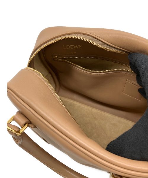 LOEWE（ロエベ）LOEWE (ロエベ) アマソナ19 スクエアバッグ ベージュの古着・服飾アイテム