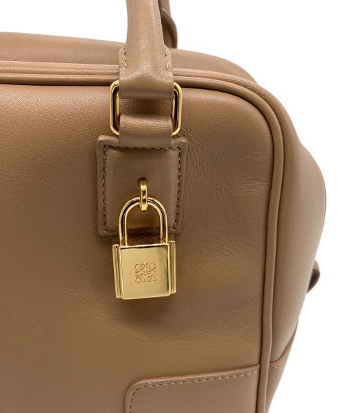 LOEWE（ロエベ）LOEWE (ロエベ) アマソナ19 スクエアバッグ ベージュの古着・服飾アイテム