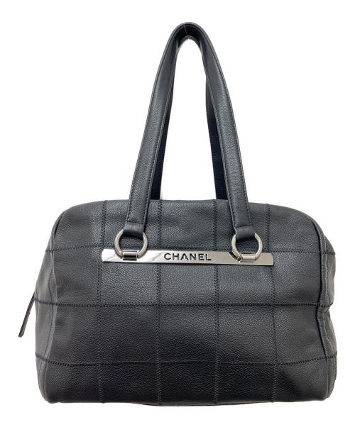 CHANEL（シャネル）CHANEL (シャネル) ミニボストンバッグ ブラック サイズ:-の古着・服飾アイテム