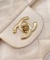 中古・古着 CHANEL (シャネル) ダブルフラップマトラッセ ホワイト サイズ:25：298000円
