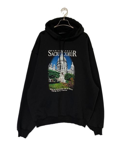 BALENCIAGA（バレンシアガ）BALENCIAGA (バレンシアガ) Sacre Coeur Bomber Hoodie ブラック サイズ:XSの古着・服飾アイテム