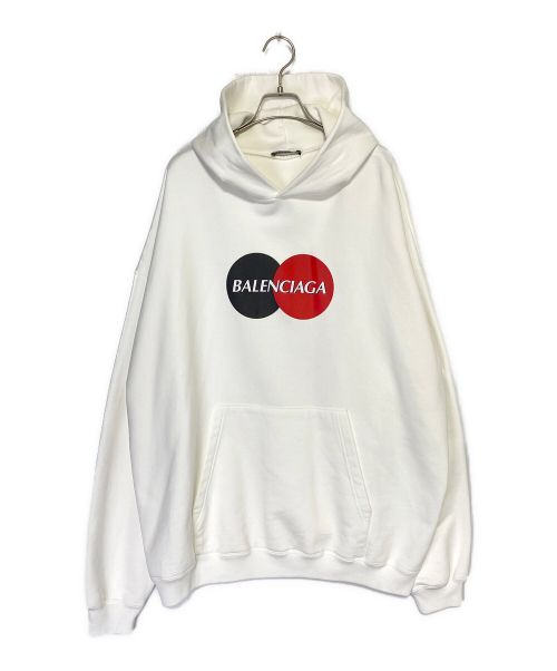 BALENCIAGA（バレンシアガ）BALENCIAGA (バレンシアガ)  Uniform Large Fit Hoodie ホワイト サイズ:XSの古着・服飾アイテム