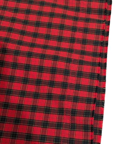BALENCIAGA（バレンシアガ）BALENCIAGA (バレンシアガ) 半袖BDシャツ レッド サイズ:38の古着・服飾アイテム