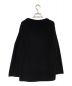 BALENCIAGA (バレンシアガ) レイヤードTシャツVネックセーター ブラック サイズ:Ｌ：39800円