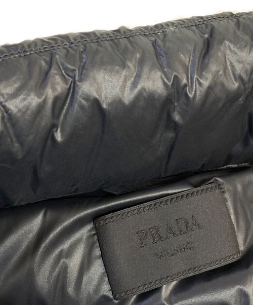 PRADA（プラダ）PRADA (プラダ) ナイロンダウンジャケット ブラック サイズ:50の古着・服飾アイテム