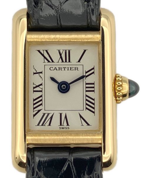 Cartier（カルティエ）Cartier (カルティエ) ミニタンク ホワイト サイズ:15.5mmの古着・服飾アイテム