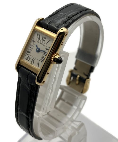 Cartier（カルティエ）Cartier (カルティエ) ミニタンク ホワイト サイズ:15.5mmの古着・服飾アイテム
