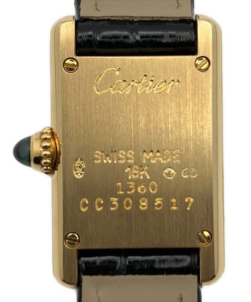 Cartier（カルティエ）Cartier (カルティエ) ミニタンク ホワイト サイズ:15.5mmの古着・服飾アイテム