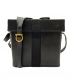 Salvatore Ferragamoサルヴァトーレ フェラガモ）の古着「ヴァラリボンショルダーバッグ」｜ブラック