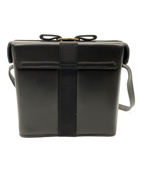 Salvatore Ferragamo（サルヴァトーレ フェラガモ）Salvatore Ferragamo (サルヴァトーレ フェラガモ) ヴァラリボンショルダーバッグ ブラック サイズ:-の古着・服飾アイテム