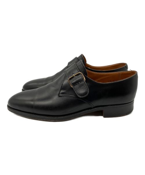 JOHN LOBB（ジョンロブ）JOHN LOBB (ジョンロブ) モンクストラップシューズ ブラック サイズ:5 2/1の古着・服飾アイテム