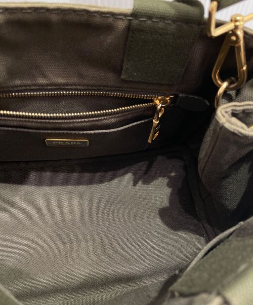 PRADA（プラダ）PRADA (プラダ) カナパ オリーブ サイズ:-の古着・服飾アイテム