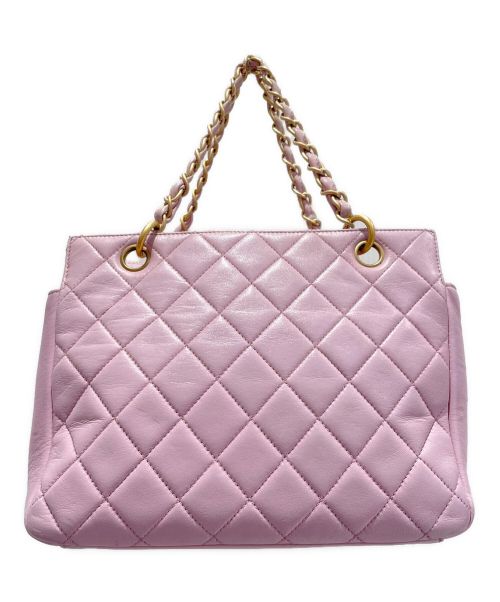 CHANEL（シャネル）CHANEL (シャネル) チェーンマトラッセバッグ ピンクの古着・服飾アイテム