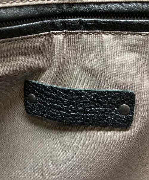 BOTTEGA VENETA（ボッテガベネタ）BOTTEGA VENETA (ボッテガベネタ) レザーバッグ ブラックの古着・服飾アイテム