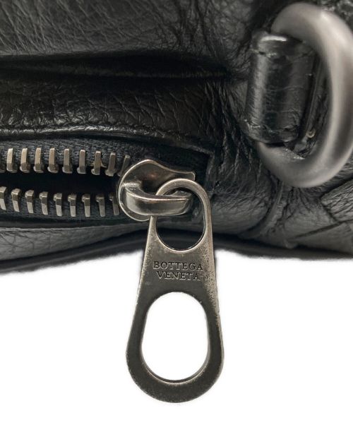 BOTTEGA VENETA（ボッテガベネタ）BOTTEGA VENETA (ボッテガベネタ) レザーバッグ ブラックの古着・服飾アイテム