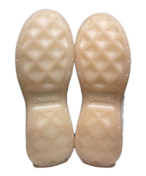 CHANEL（シャネル）CHANEL (シャネル) ココマークスウェードスニーカー ホワイト サイズ:41の古着・服飾アイテム