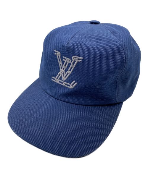 LOUIS VUITTON（ルイ ヴィトン）LOUIS VUITTON (ルイ ヴィトン) LVチェーンキャップ ネイビー サイズ:Mの古着・服飾アイテム