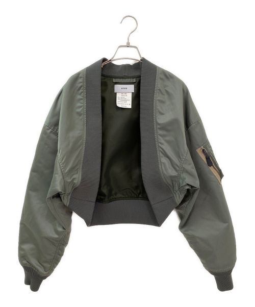 HYKE（ハイク）HYKE (ハイク) MA-1ボレロ オリーブ サイズ:1の古着・服飾アイテム