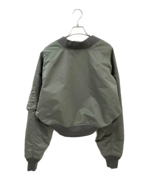 HYKE（ハイク）HYKE (ハイク) MA-1ボレロ オリーブ サイズ:1の古着・服飾アイテム