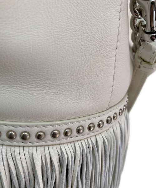 J&M DAVIDSON（ジェイ＆エム デヴィッドソン）J&M DAVIDSON (ジェイ＆エム デヴィッドソン) フリンジカーニバル ホワイト サイズ:ミニの古着・服飾アイテム