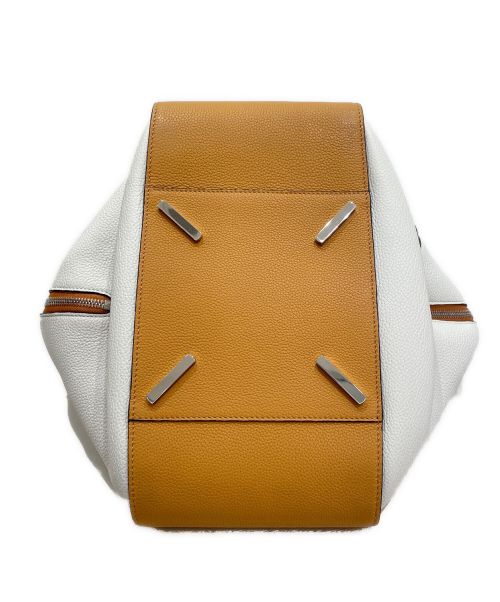 LOEWE（ロエベ）LOEWE (ロエベ) ハンモックミディアム ブラウン×ホワイト サイズ:ミディアムの古着・服飾アイテム