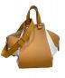 LOEWE (ロエベ) ハンモックミディアム ブラウン×ホワイト サイズ:ミディアム：160000円
