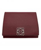LOEWEロエベ）の古着「コンパクトウォレット」｜ボルドー