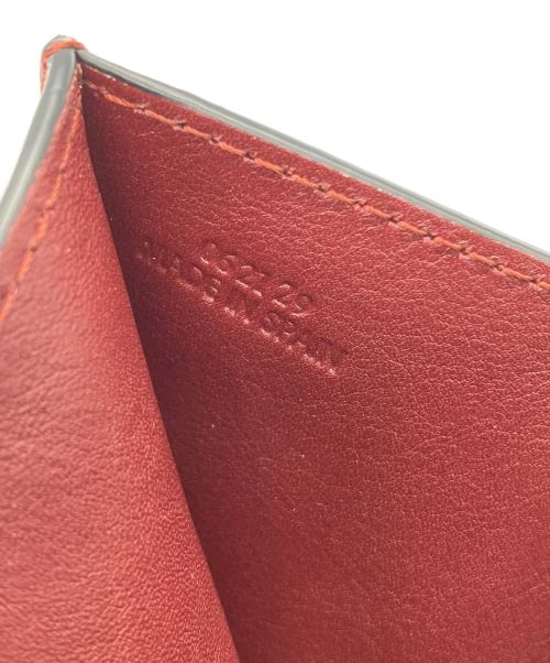 LOEWE（ロエベ）LOEWE (ロエベ) コンパクトウォレット ボルドーの古着・服飾アイテム