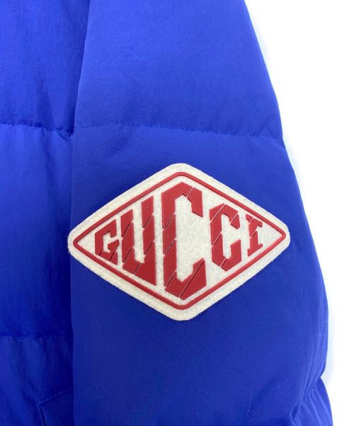 GUCCI（グッチ）GUCCI (グッチ) GAME PUFFER COAT ブルー サイズ:50の古着・服飾アイテム