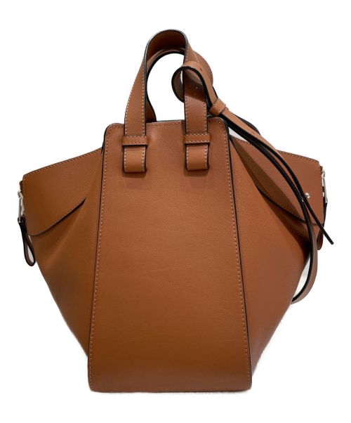 LOEWE（ロエベ）LOEWE (ロエベ) ハンモックバッグスモール ブラウン/タン サイズ:スモールの古着・服飾アイテム