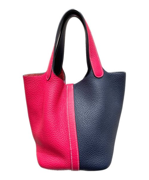 HERMES（エルメス）HERMES (エルメス) ピコタンロック PM ローズエクストリーム×ブルーニュイ サイズ:PMの古着・服飾アイテム
