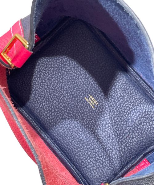 HERMES（エルメス）HERMES (エルメス) ピコタンロック PM ローズエクストリーム×ブルーニュイ サイズ:PMの古着・服飾アイテム
