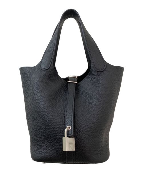 HERMES（エルメス）HERMES (エルメス) ピコタンロックPM ブラック サイズ:PM 未使用品の古着・服飾アイテム
