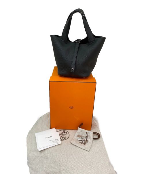 HERMES（エルメス）HERMES (エルメス) ピコタンロックPM ブラック サイズ:PM 未使用品の古着・服飾アイテム