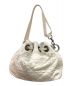 Christian Dior（クリスチャン ディオール）の古着「カナージュナイロンバッグ」｜シルバー