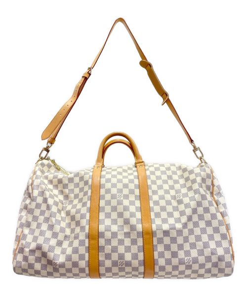 LOUIS VUITTON（ルイ ヴィトン）LOUIS VUITTON (ルイ ヴィトン) キーポル・バンドリエール55 ホワイト サイズ:55の古着・服飾アイテム