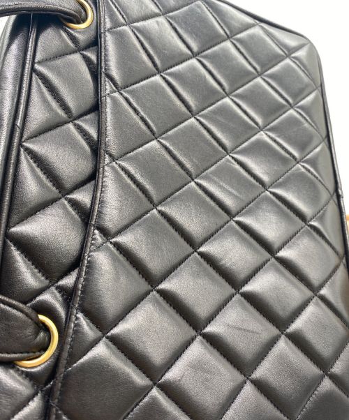 CHANEL（シャネル）CHANEL (シャネル) レザーショルダーバッグ ブラック サイズ:-の古着・服飾アイテム