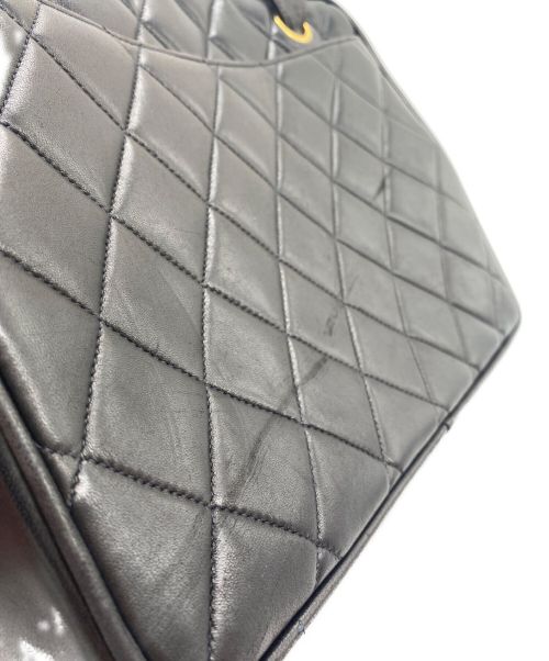 CHANEL（シャネル）CHANEL (シャネル) レザーショルダーバッグ ブラック サイズ:-の古着・服飾アイテム