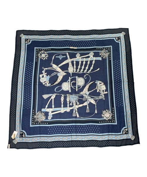 HERMES（エルメス）HERMES (エルメス) カレ140 ネイビー サイズ:140 未使用品の古着・服飾アイテム
