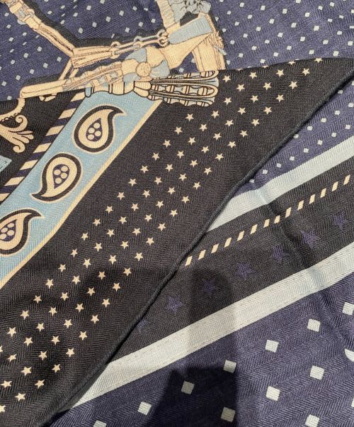 HERMES（エルメス）HERMES (エルメス) カレ140 ネイビー サイズ:140 未使用品の古着・服飾アイテム