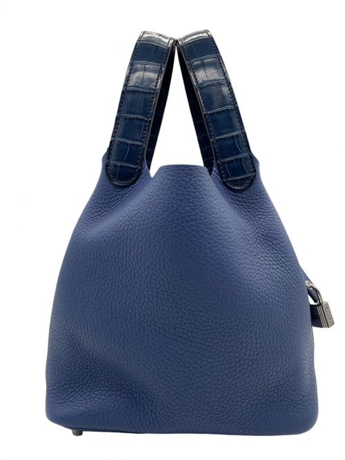 HERMES（エルメス）HERMES (エルメス) ピコタンロックPM マット ブルーブライトン サイズ:PM 未使用品の古着・服飾アイテム