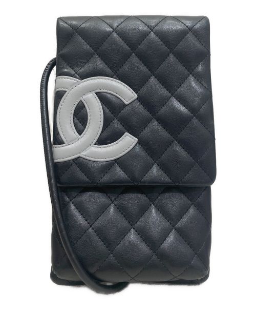 CHANEL（シャネル）CHANEL (シャネル) カンボンミニショルダーバッグ ブラック サイズ:-の古着・服飾アイテム