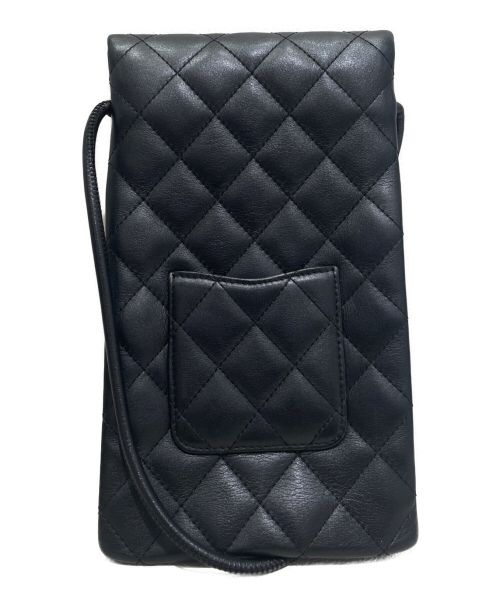 CHANEL（シャネル）CHANEL (シャネル) カンボンミニショルダーバッグ ブラック サイズ:-の古着・服飾アイテム