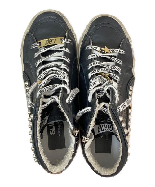GOLDEN GOOSE（ゴールデングース）GOLDEN GOOSE (ゴールデングース) スタッズハイカットスニーカー ブラック サイズ:38の古着・服飾アイテム
