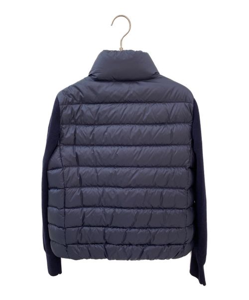 MONCLER（モンクレール）MONCLER (モンクレール) ニット切替ダウンジャケット ネイビー サイズ:Mの古着・服飾アイテム