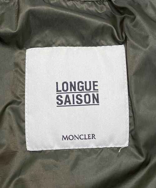 MONCLER（モンクレール）MONCLER (モンクレール) フーデッドダウンジャケット オリーブ サイズ:2の古着・服飾アイテム